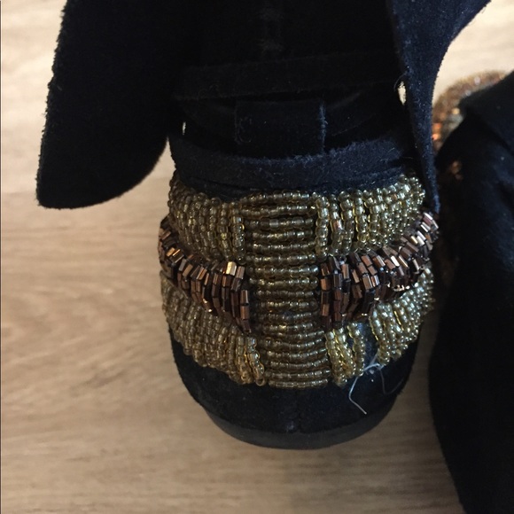 House of Harlow 1960 Maddie Beaded Suede Mocassin - Picture 6 of 10